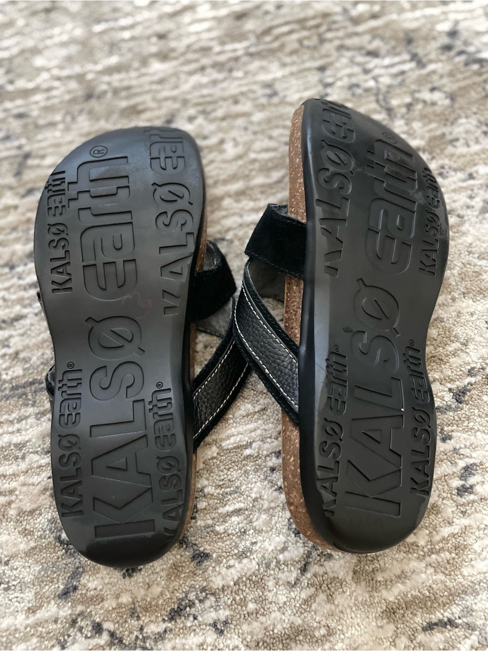 Kalso Earth Shoe Negative Heel Leather Sandals Size 9 - Picture 6 of 8